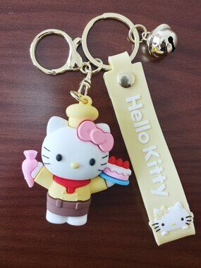 Hello Kitty Baker keychain